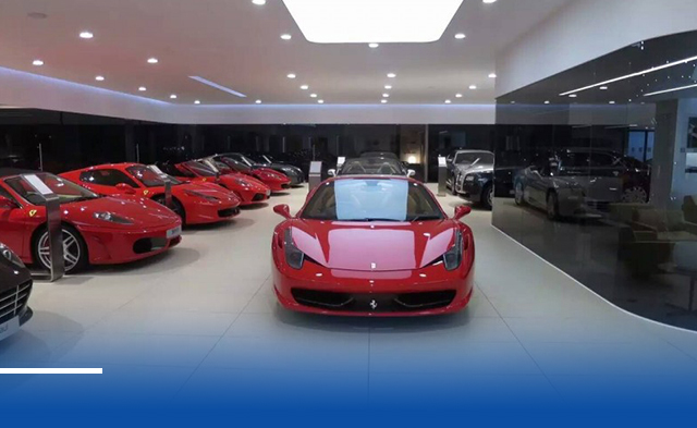 Showroom-autosalon-Ferrari-UK